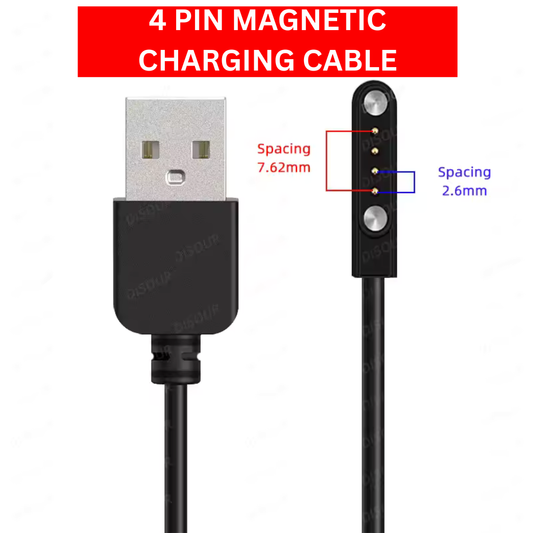 4 Pin Magnetic Charging Cable